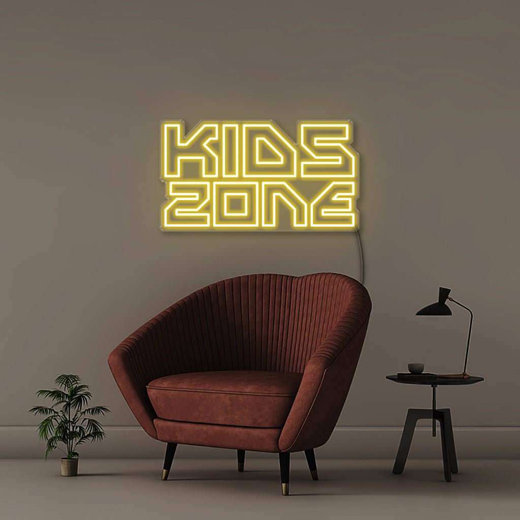 Kids Zone - Neonific - LED Neon Signs - 50 CM - Yellow