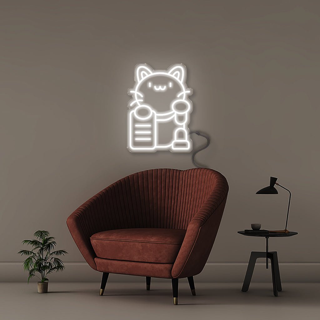 Kitty - Neonific - LED Neon Signs - 50 CM - White