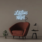 Ladies Night - Neonific - LED Neon Signs - 50 CM - Light Blue