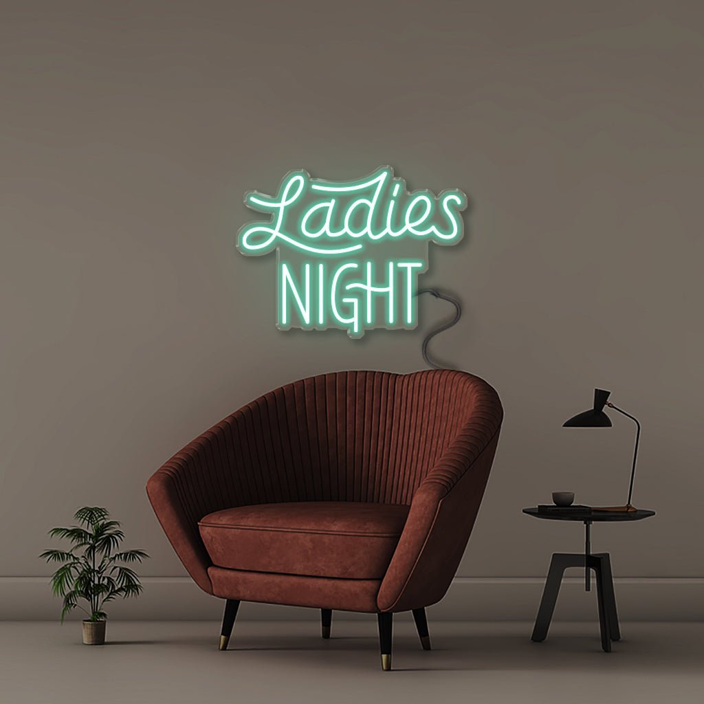 Ladies Night - Neonific - LED Neon Signs - 50 CM - Sea Foam