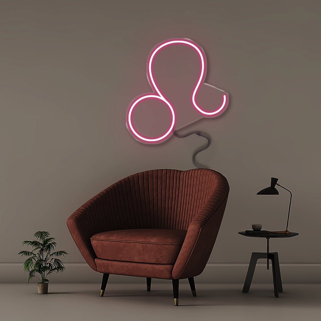Leo - Neonific - LED Neon Signs - 50 CM - Pink