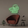 Let's have beer - Neonific - LED Neon Signs - 50 CM - Green