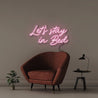 Let's Stay in Bed - Neonific - LED Neon Signs - 50 CM - Light Pink
