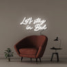 Let's Stay in Bed - Neonific - LED Neon Signs - 50 CM - White