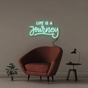 Life is a Journey - Neonific - LED Neon Signs - 50 CM - Sea Foam