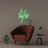 Life - Neonific - LED Neon Signs - 50 CM - Green