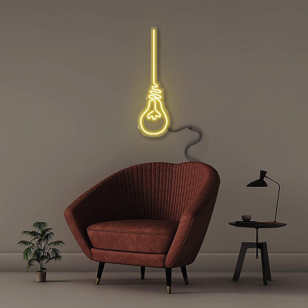 Light Bulb - Neonific - LED Neon Signs - 50 CM - Yellow