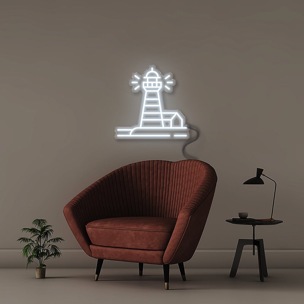 Light House - Neonific - LED Neon Signs - 50 CM - Cool White