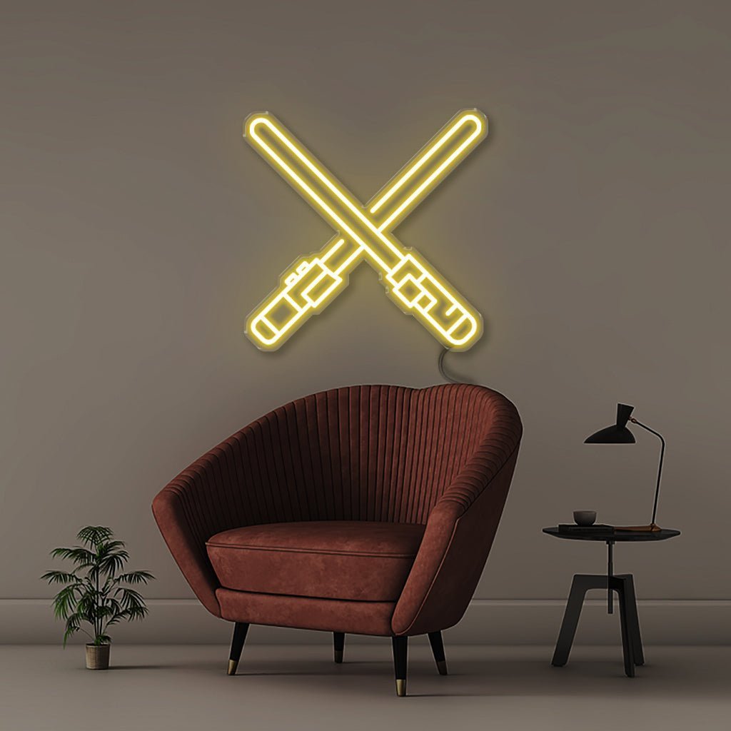 Light Saber - Neonific - LED Neon Signs - 50 CM - Yellow