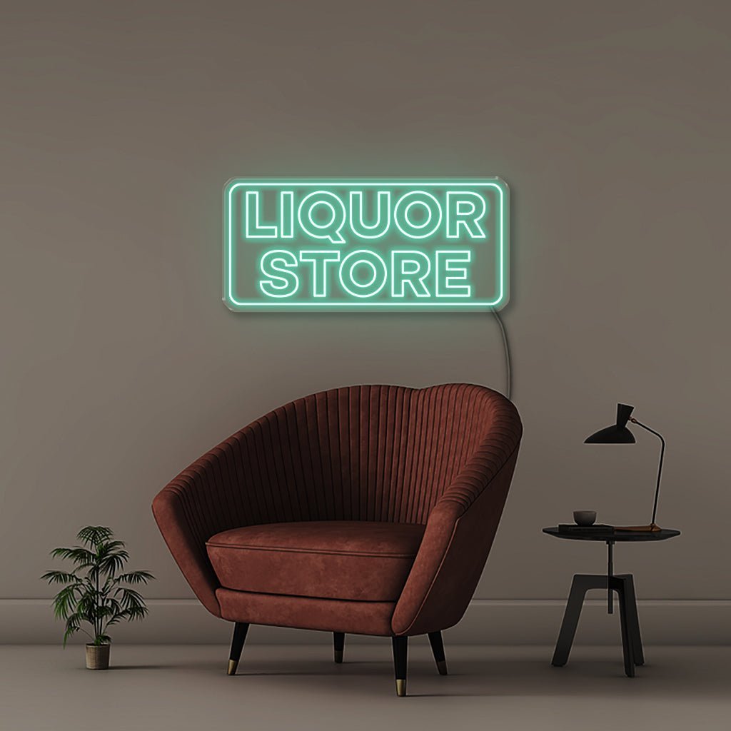Liquor Store - Neonific - LED Neon Signs - 75 CM - Sea Foam