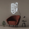 Live - Neonific - LED Neon Signs - 50 CM - Cool White