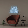 Live Love Laugh - Neonific - LED Neon Signs - 50 CM - Light Blue