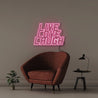 Live Love Laugh - Neonific - LED Neon Signs - 50 CM - Pink
