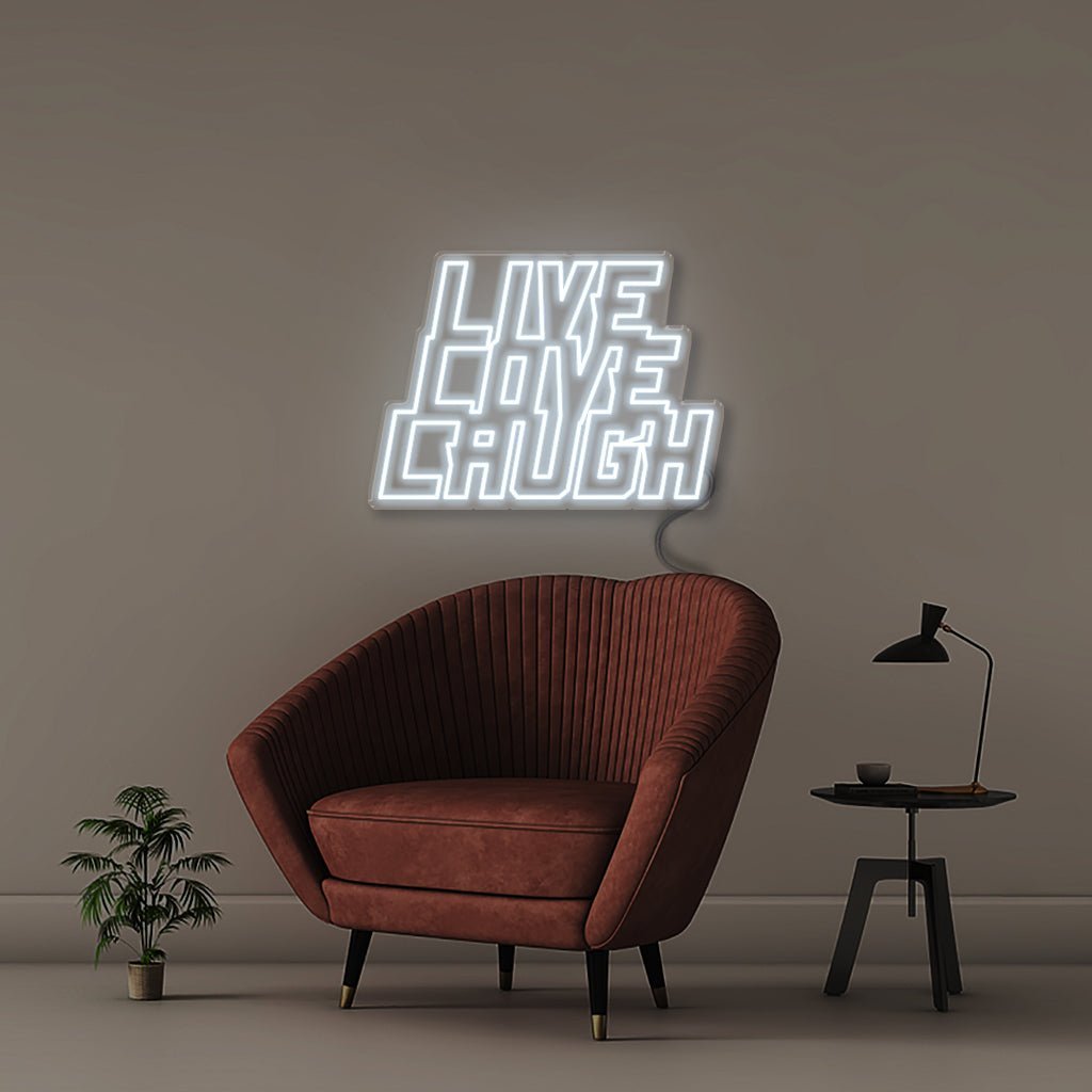 Live Love Laugh - Neonific - LED Neon Signs - 50 CM - White