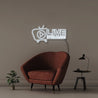 Live Streaming - Neonific - LED Neon Signs - 75 CM - Cool White
