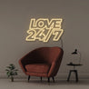 Love 247 - Neonific - LED Neon Signs - 50 CM - Warm White