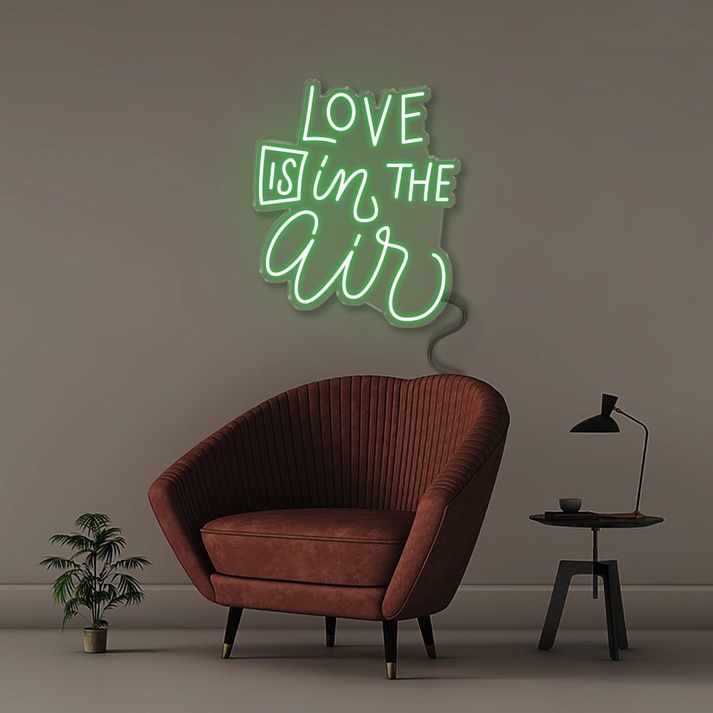 Love is in the Air - Neonific - LED Neon Signs - 50 CM - Green