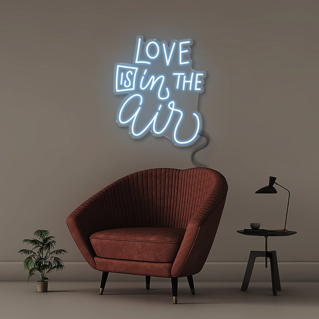 Love is in the Air - Neonific - LED Neon Signs - 50 CM - Light Blue