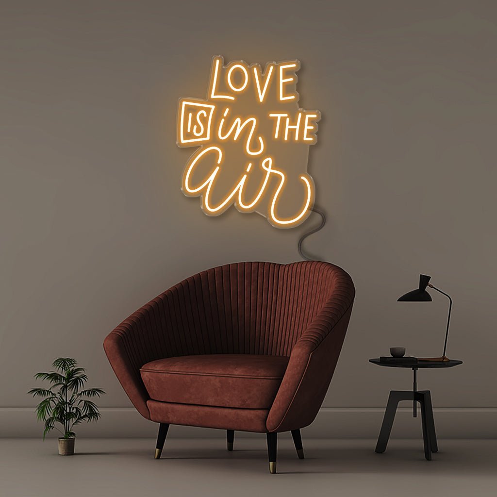 Love is in the Air - Neonific - LED Neon Signs - 50 CM - Orange