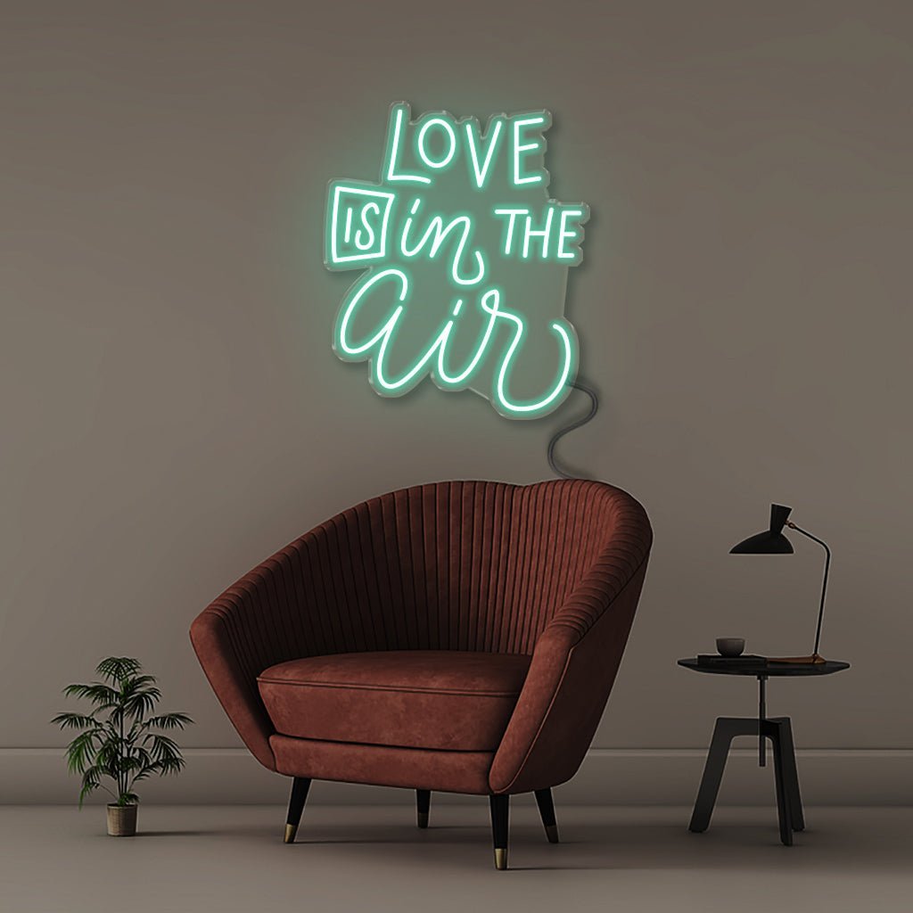 Love is in the Air - Neonific - LED Neon Signs - 50 CM - Sea Foam