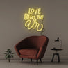 Love is in the Air - Neonific - LED Neon Signs - 50 CM - Yellow