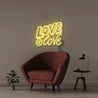 Love is Love - Neonific - LED Neon Signs - 50 CM - Yellow