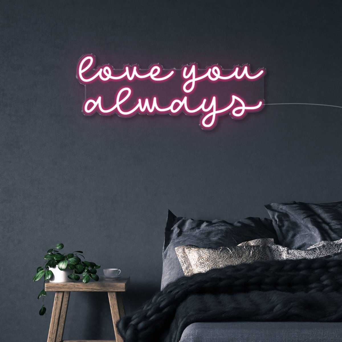 Love you Always - Neonific - LED Neon Signs - 75 CM - Pink