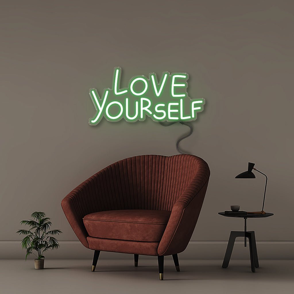 Love Yourself - Neonific - LED Neon Signs - 50 CM - Green