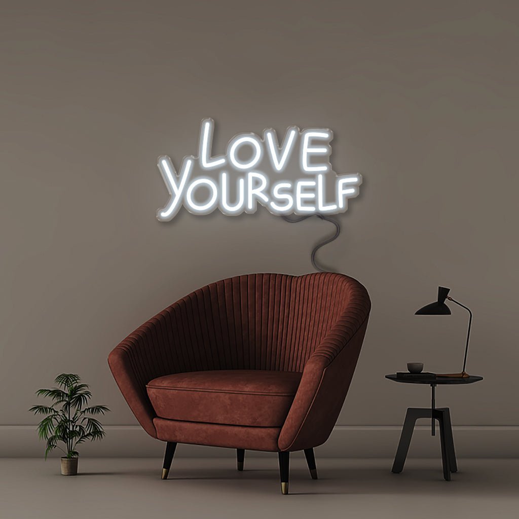Love Yourself - Neonific - LED Neon Signs - 50 CM - Cool White
