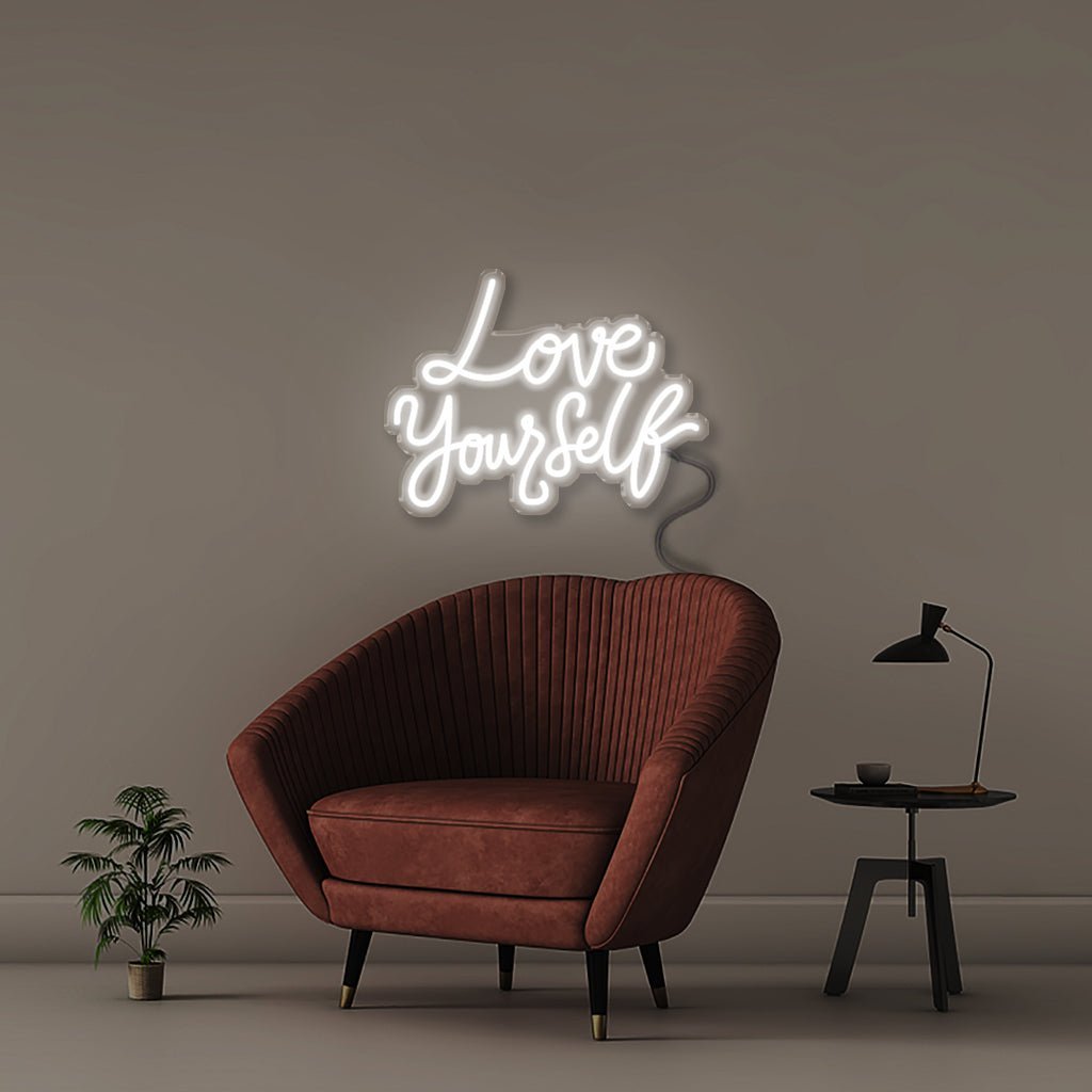 Love Yourself - Neonific - LED Neon Signs - 75 CM - White