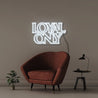 Loyal only - Neonific - LED Neon Signs - 75 CM - Cool White