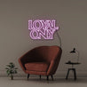 Loyal only - Neonific - LED Neon Signs - 75 CM - Purple