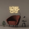 Loyal only - Neonific - LED Neon Signs - 75 CM - Warm White