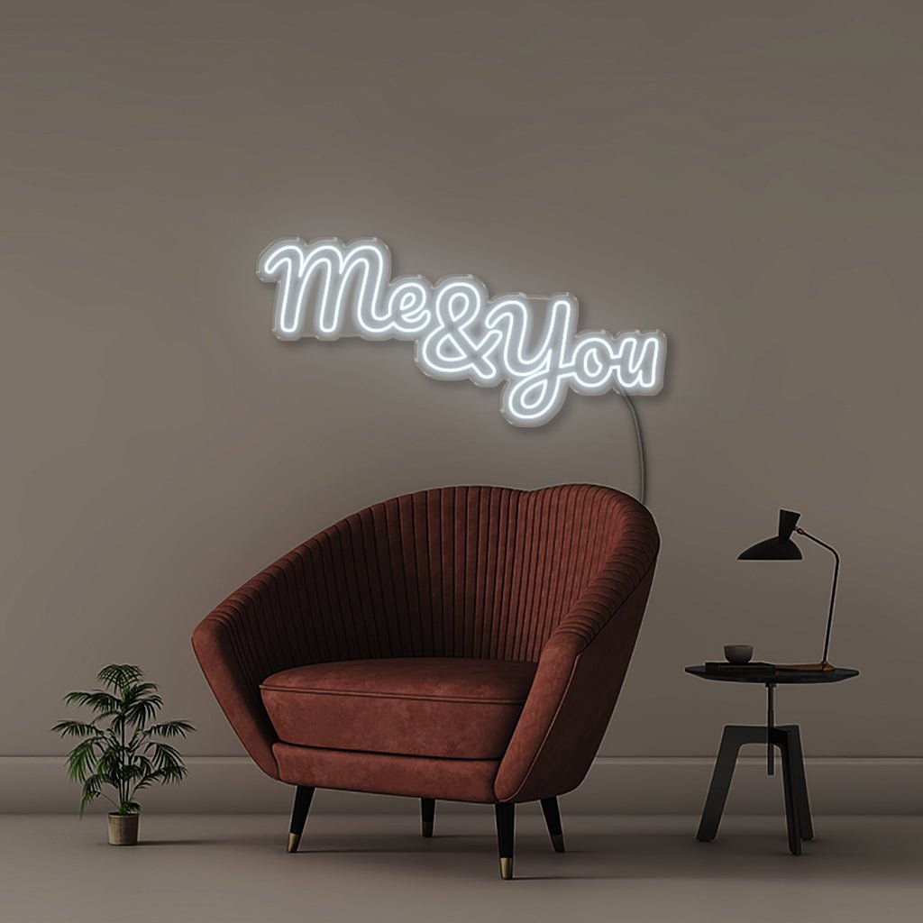Me & You - Neonific - LED Neon Signs - 75 CM - Cool White