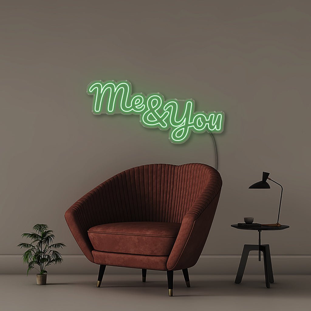 Me & You - Neonific - LED Neon Signs - 75 CM - Green