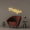 Me & You - Neonific - LED Neon Signs - 75 CM - Warm White