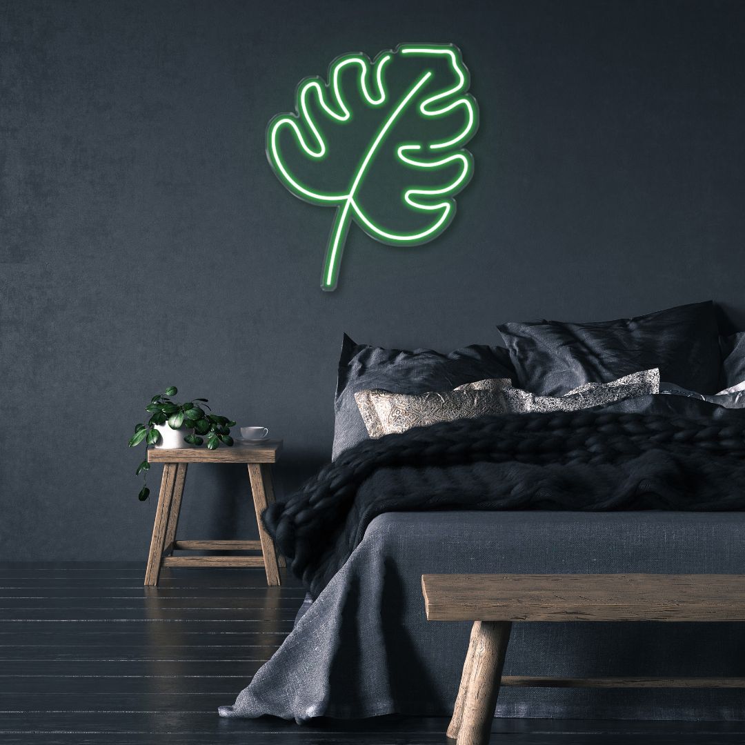 Monstera Leaf - Neonific - LED Neon Signs - 24" (61cm) - Green