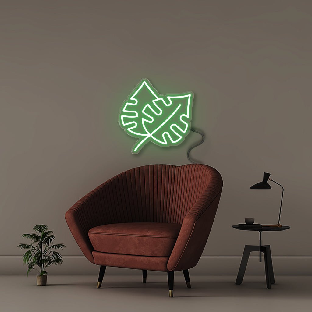 Monstera - Neonific - LED Neon Signs - 50 CM - Green