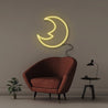 Moon - Neonific - LED Neon Signs - 50 CM - Yellow