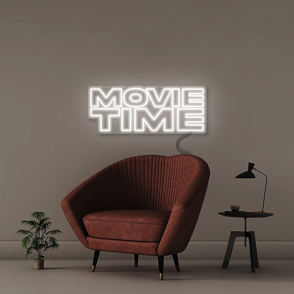 Movie time - Neonific - LED Neon Signs - 50 CM - Cool White
