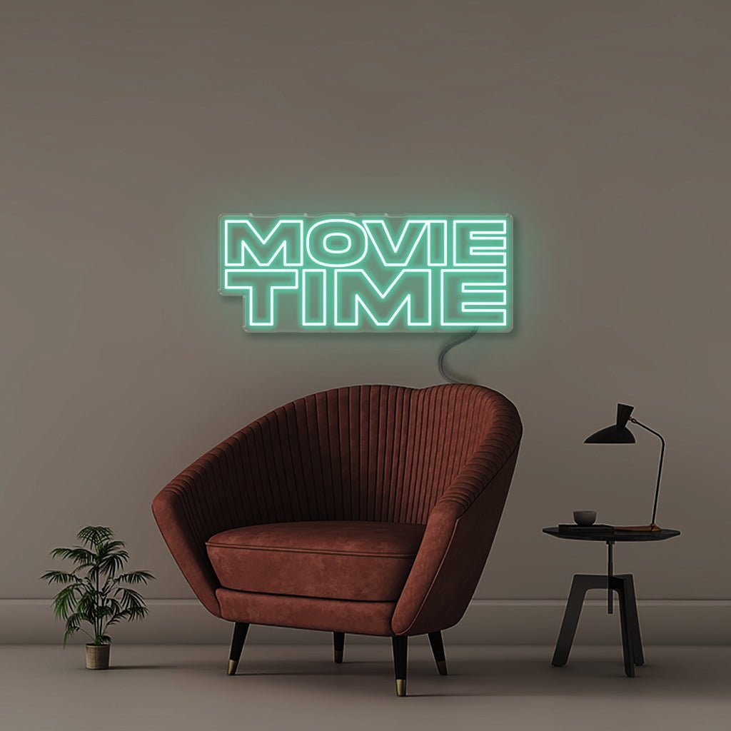 Movie time - Neonific - LED Neon Signs - 50 CM - Green