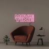 Movie time - Neonific - LED Neon Signs - 50 CM - Light Pink