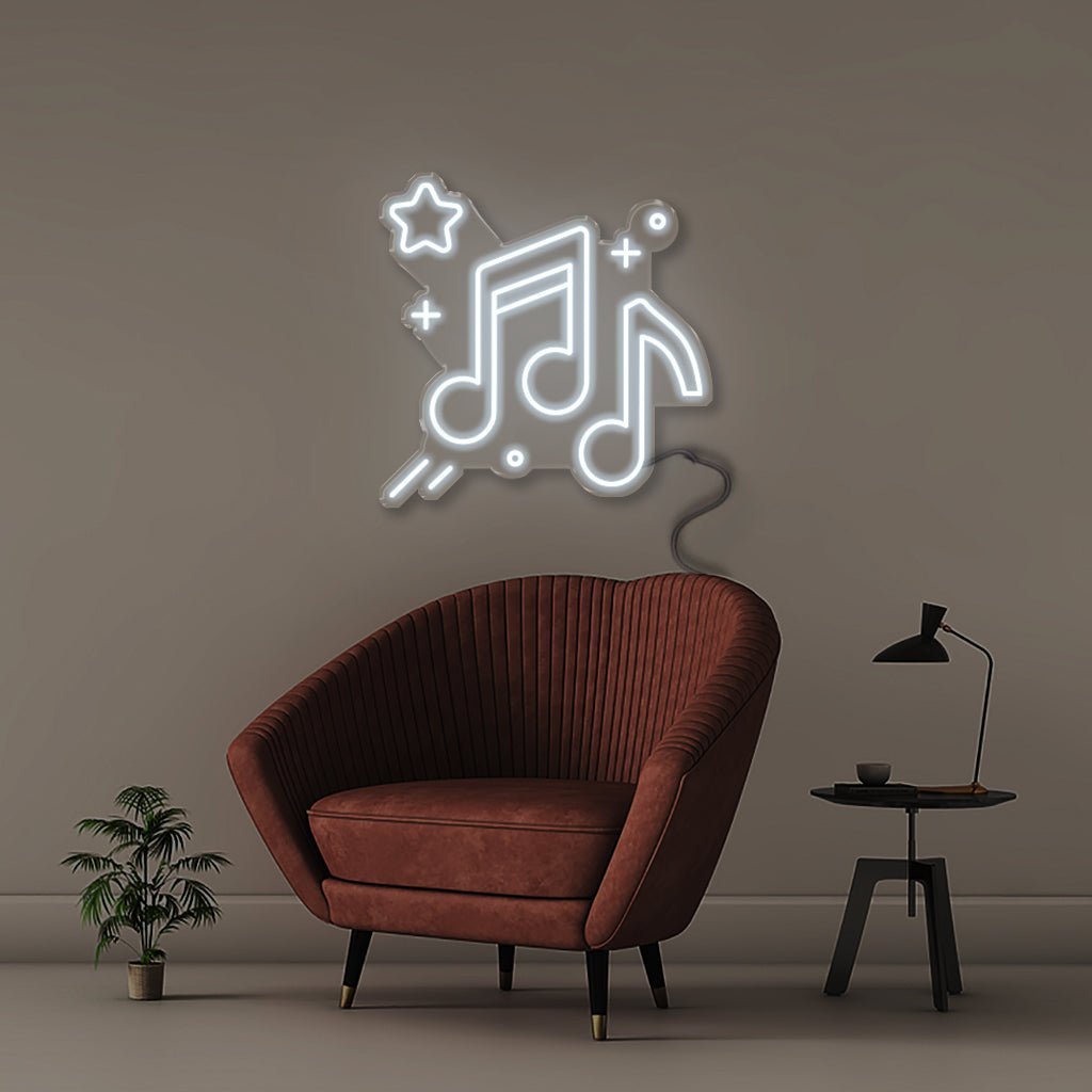 Music - Neonific - LED Neon Signs - 50 CM - Cool White