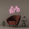 Music Notes - Neonific - LED Neon Signs - 50 CM - Light Pink