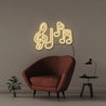 Music Notes - Neonific - LED Neon Signs - 50 CM - Warm White
