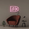 Music Player - Neonific - LED Neon Signs - 50 CM - Light Pink