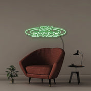 My Space - Neonific - LED Neon Signs - 75 CM - Green