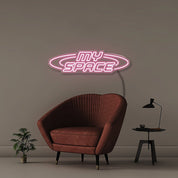 My Space - Neonific - LED Neon Signs - 75 CM - Light Pink