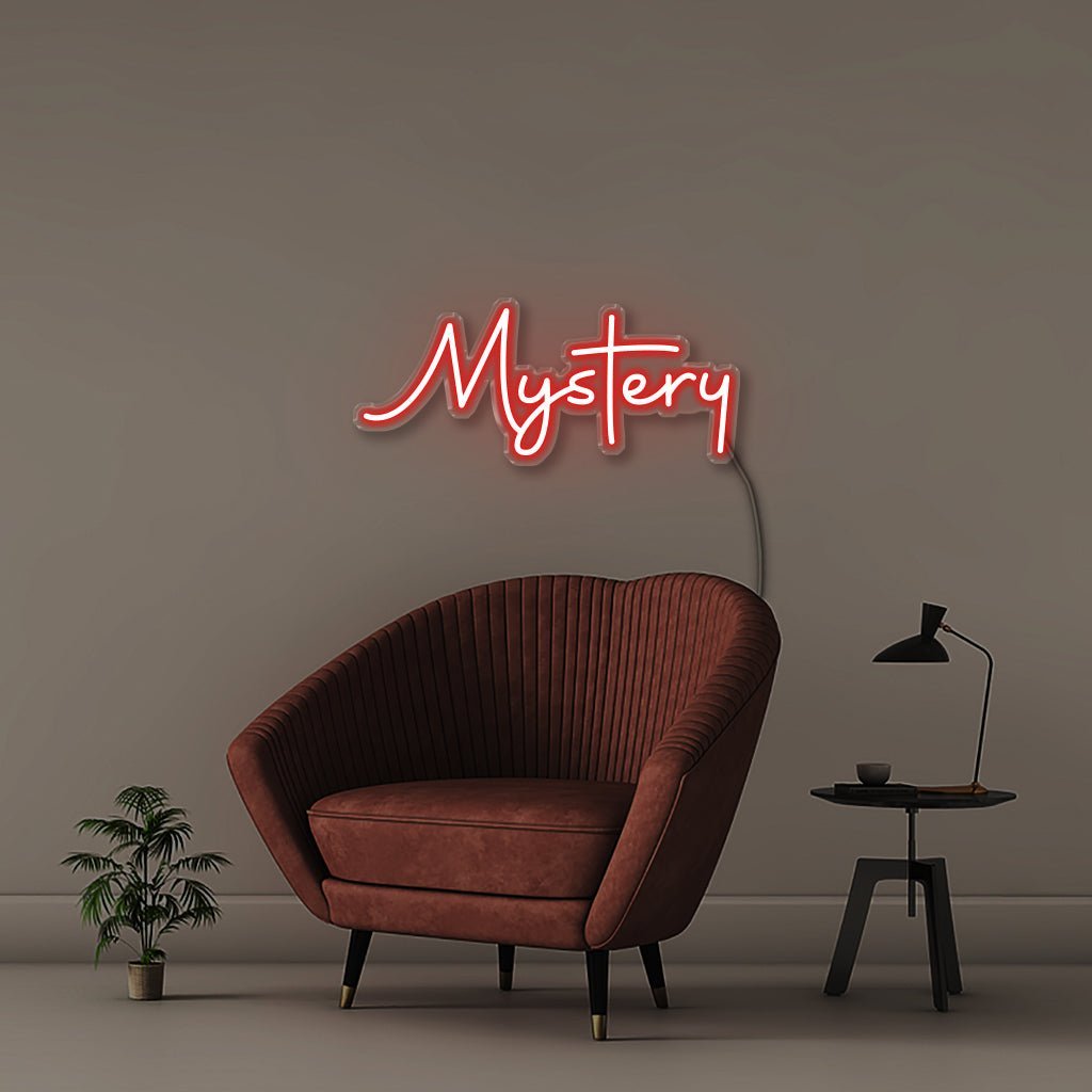 Mystery - Neonific - LED Neon Signs - 50 CM - Red