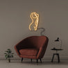 Naked - Neonific - LED Neon Signs - 50 CM - Orange